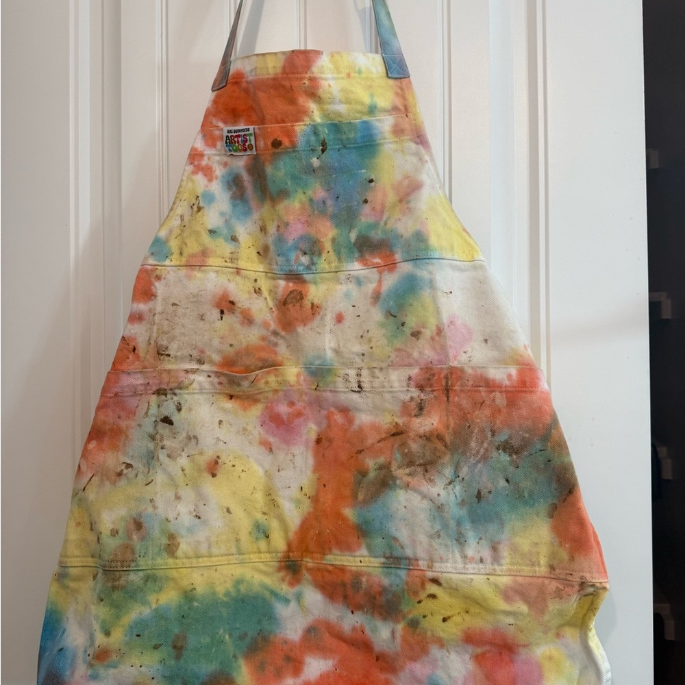 BIG BUD PRESS tie dye apron